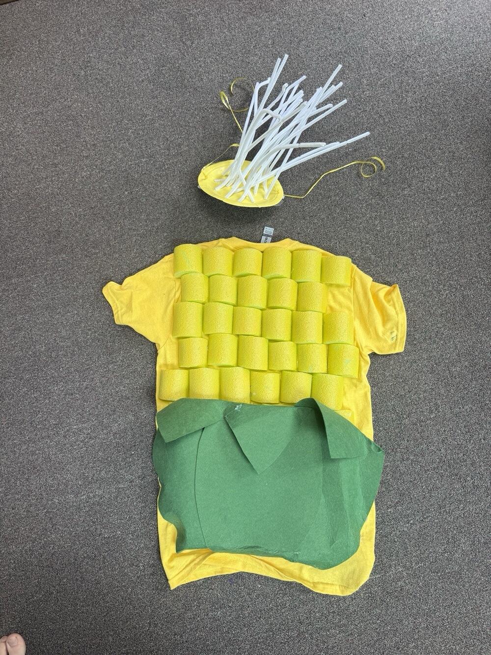 Handmade Corn Costume Dog Halloween Corn Dog costume Medium Size Dog 40-50 Lbs